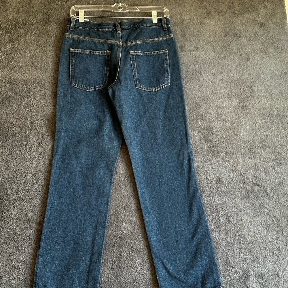 Cat & Jack Relaxed Straight Denim Boys Jeans SZ 16 - Picture 8 of 11